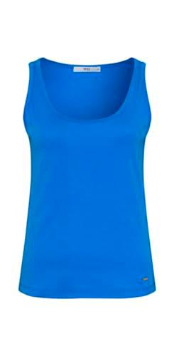 BRAX Style Ivy 2x2 Rib Top de Mujer, Azul Celeste, 44