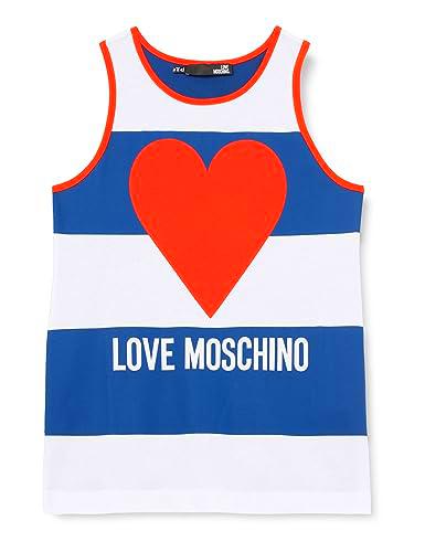 Love Moschino Camiseta sin Mangas de Corte estándar