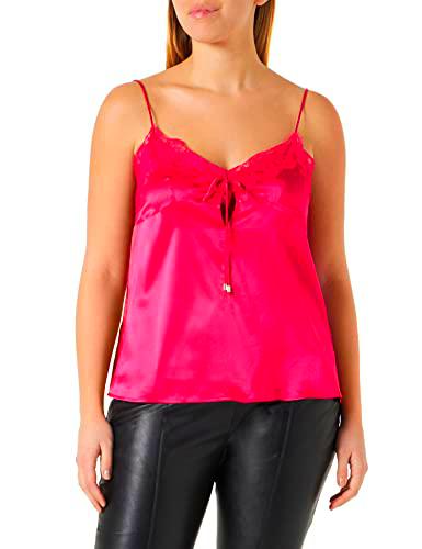 Pinko Tremante Top Satin Stretch Camiseta sin Mangas