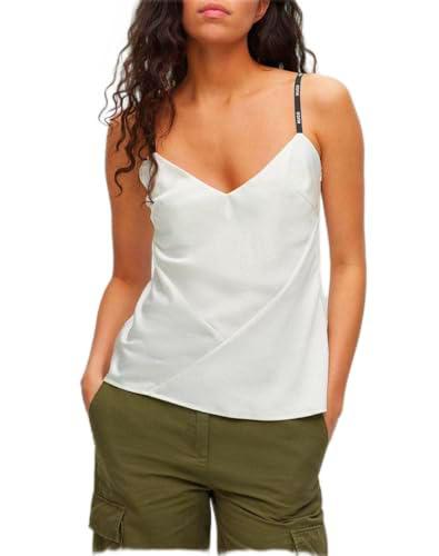 HUGO Casrina-1 Top_Plan, Natural102, 38 para Mujer