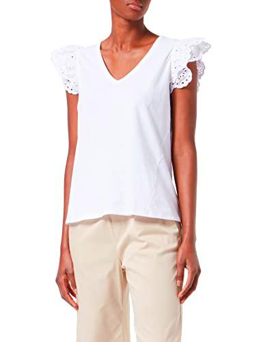 BOSS C_eboho Top, White100, S para Mujer