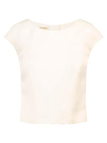 ApartFashion Top de satén, Beige, 36 para Mujer