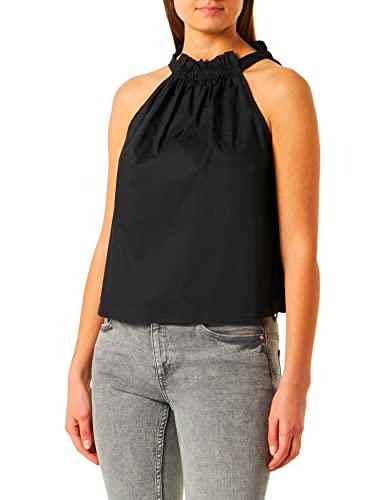 Pinko Tale Top Popeline Camiseta, Z99_Black Limousine &amp;