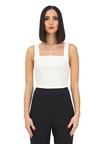 Pinko ROTTOFRENO Top Lino Stretch Camiseta sin Mangas