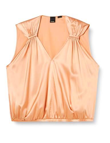 Pinko PROCURSORE Top Satin Stretch Chaleco de Moda