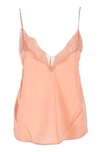 Pinko Tevatrone Top Satin Stretch Co Chaleco de Moda