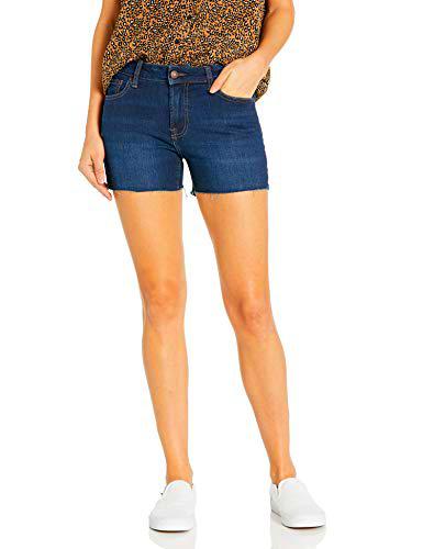 Goodthreads Denim Raw Edge Short Shorts, (Indigo Rinse), 29