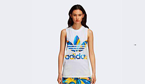 adidas Tank Top - Camiseta, Mujer, Blanco(Blanco)