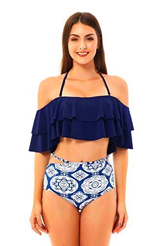 NUUR Bikini de Punto Trajes de baño para Mujer Push up Playa de Verano Bañador Mujer 2019 Bikini