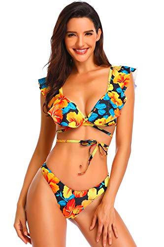 NUUR Bikini de Punto Trajes de baño para Mujer Push up Playa de Verano Bañador Mujer 2020 Bikini