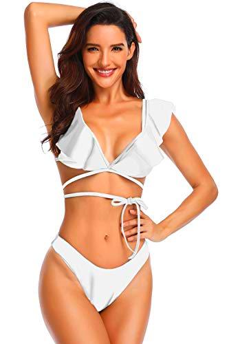 NUUR Bikini de Punto Trajes de baño para Mujer Push up Playa de Verano Bañador Mujer 2020 Bikini